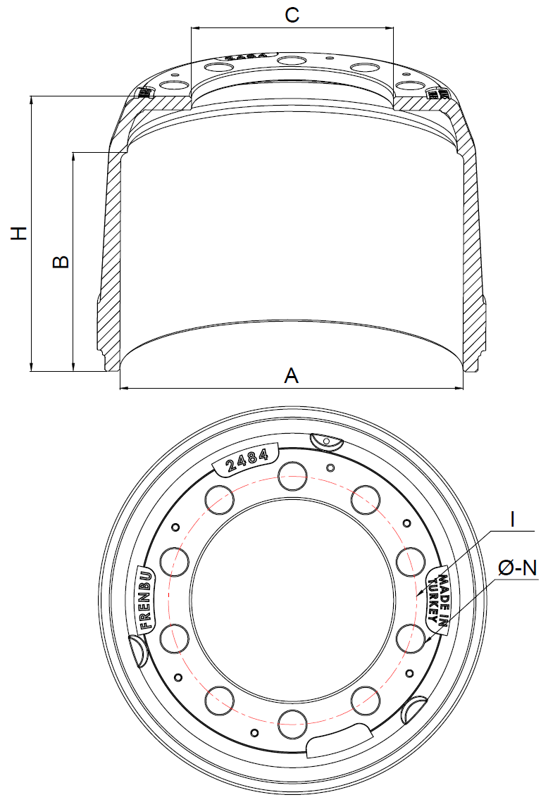 6324840 MERITOR-ROR