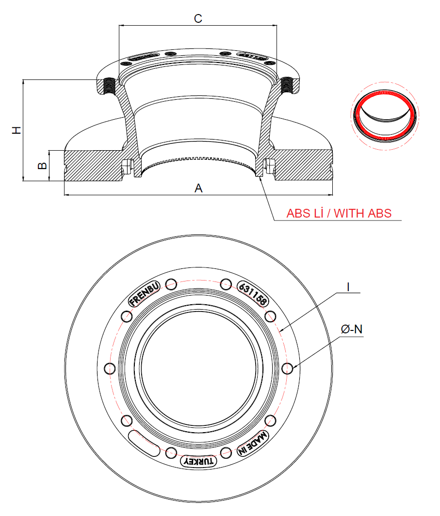 6311580 MERITOR-ROR